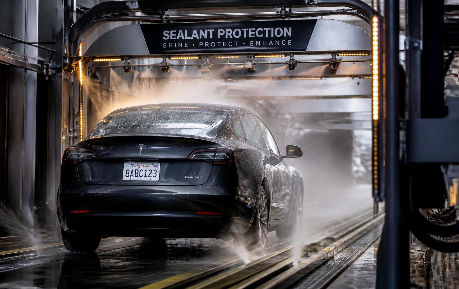 Underbody flush and protection — Genius Car Wash touchless tunnel